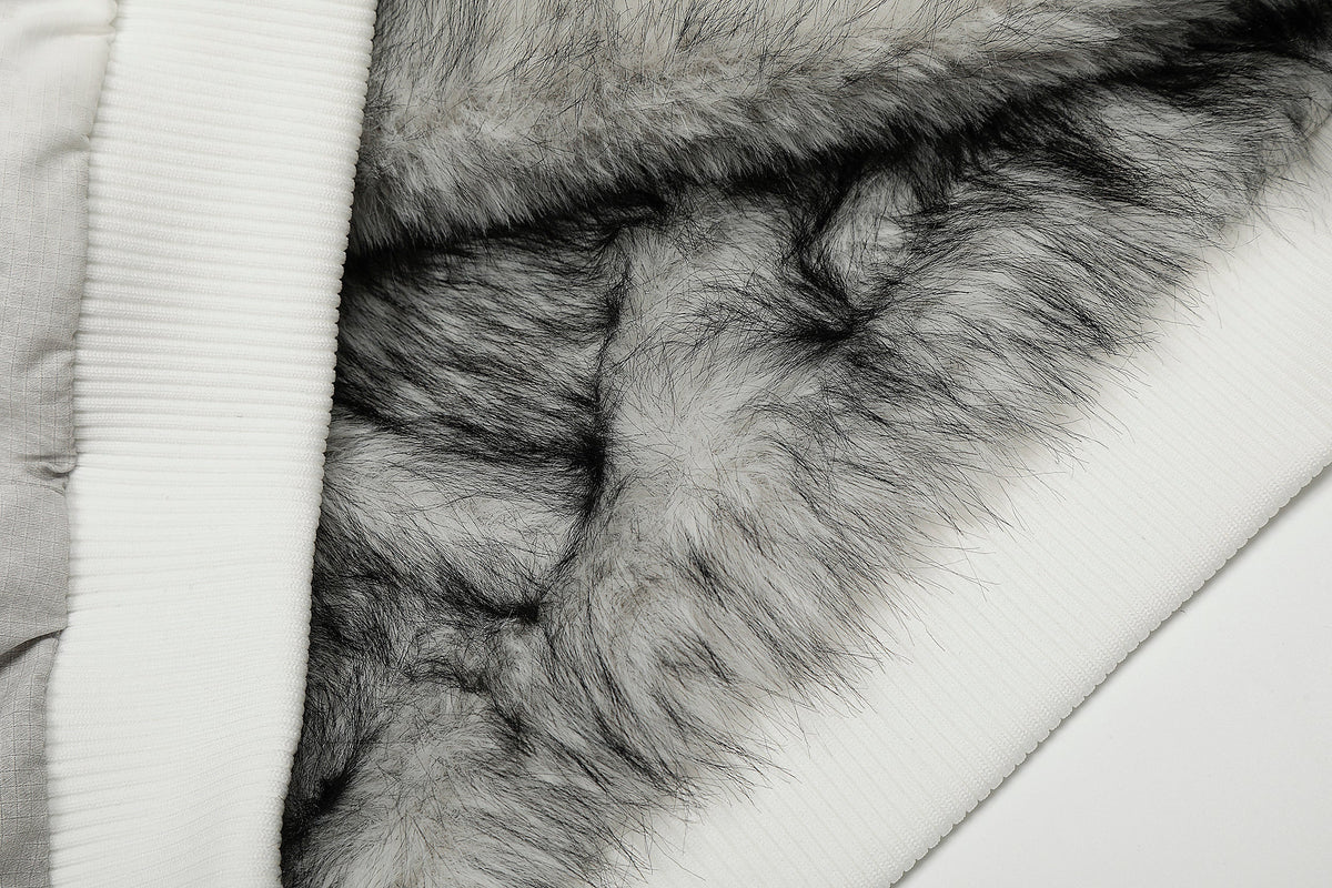 Faux-Fur Panel | Asymmetric Winter Jacket - OMYGOODS