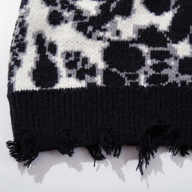 Grim Fragment Cardigan Sweater