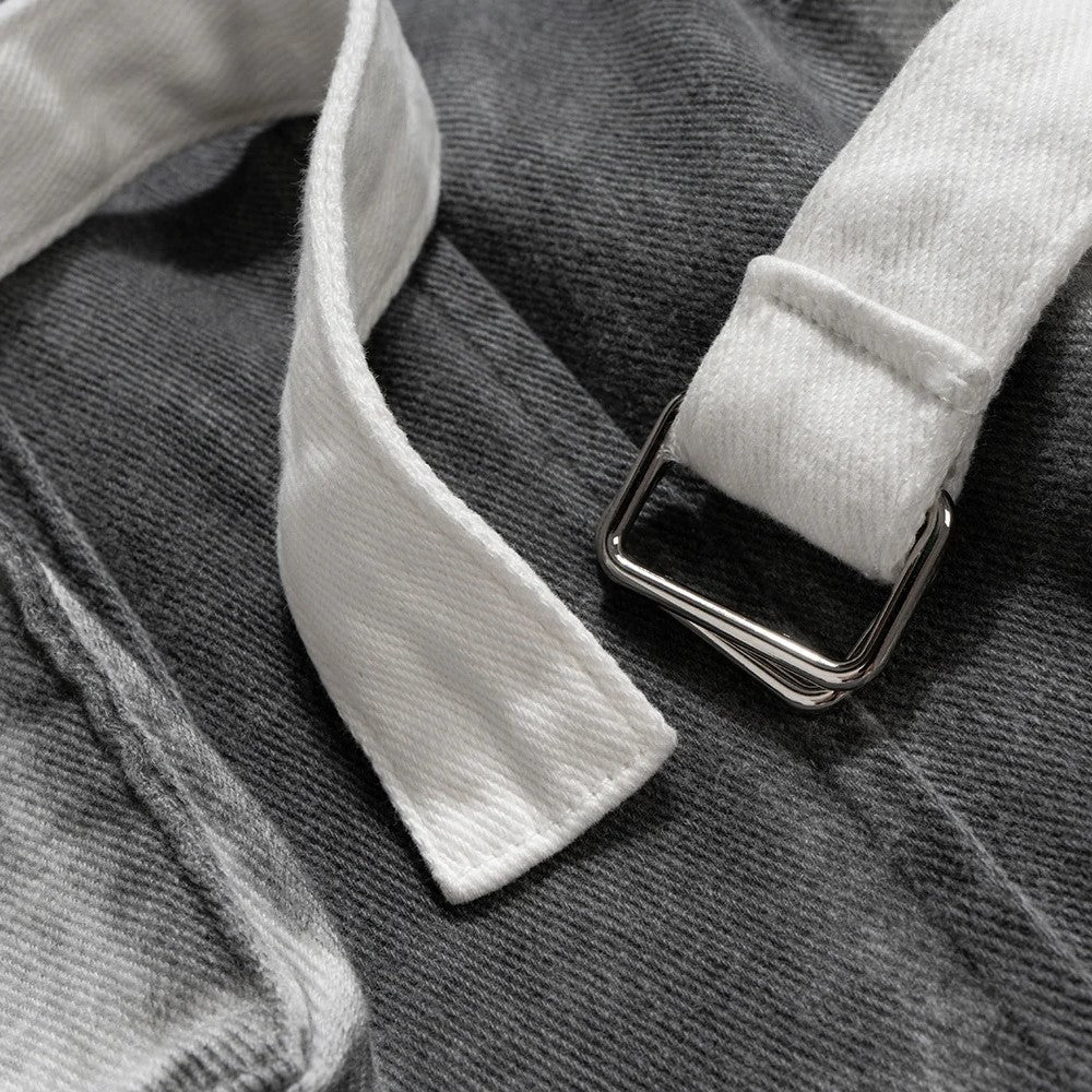 Cipher White Layered Cargo Pants