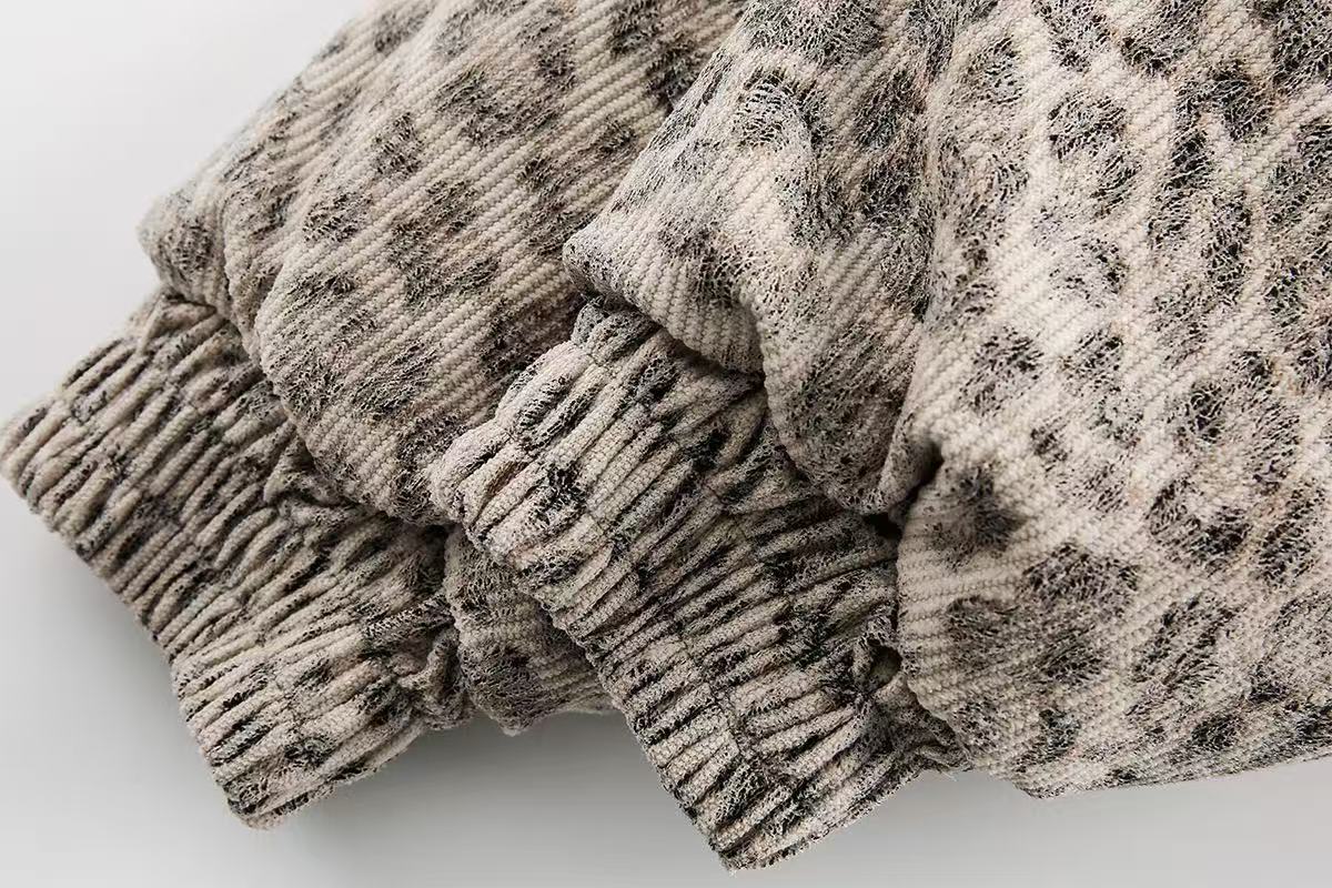 Leopard-Print Faux-Fur Hooded Jacket - OMYGOODS