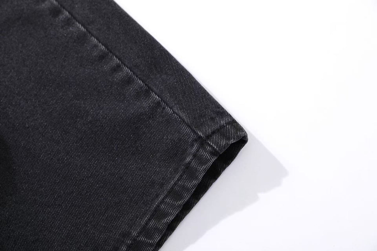 Distressed Wide-Leg Cargo Pants - OMYGOODS