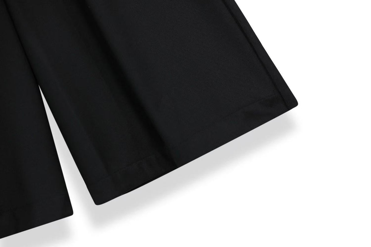 Streetwear Clean-Fit Wide-Leg Shorts - OMYGOODS