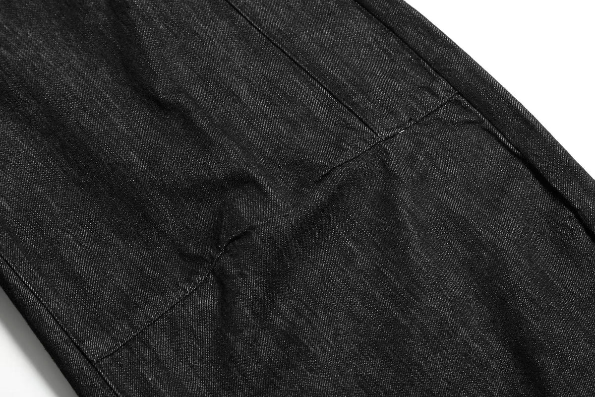 Dark Raw Denim Baggy Wide-Leg Jeans - OMYGOODS