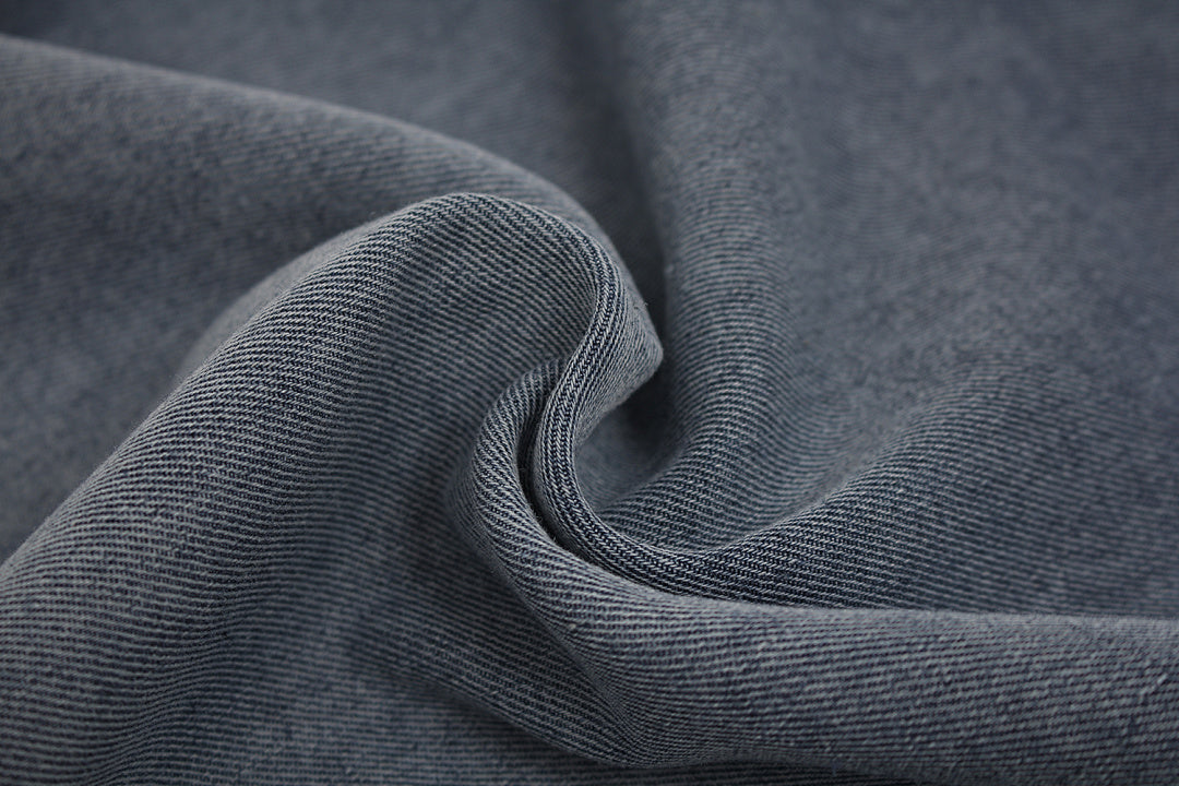 Raw-Edge Appliqué Acid-Wash T-Shirt