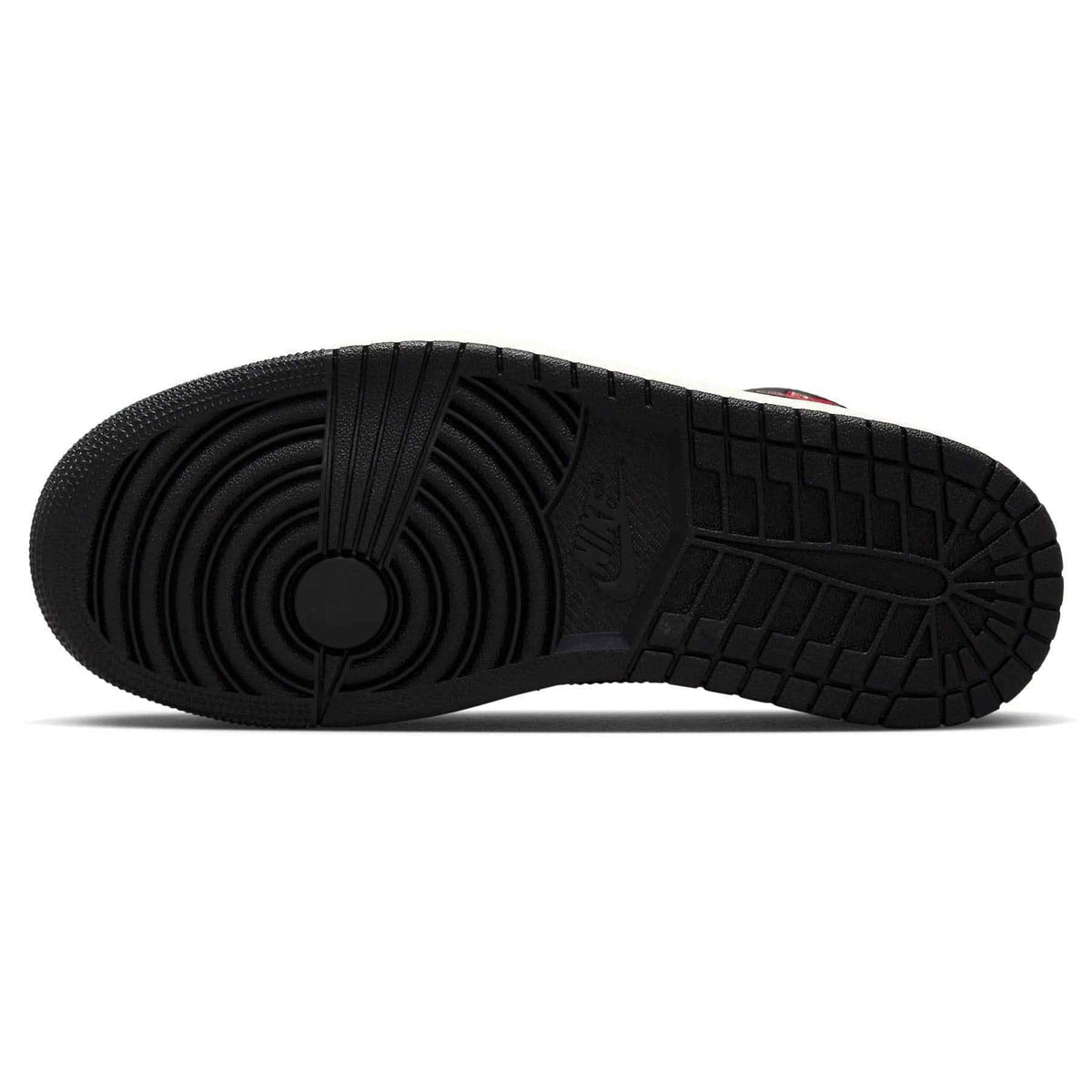 Air Jordan 1 Mid Wmns Black Sail Gym Red - Iconic Retro High Style SneakerNational