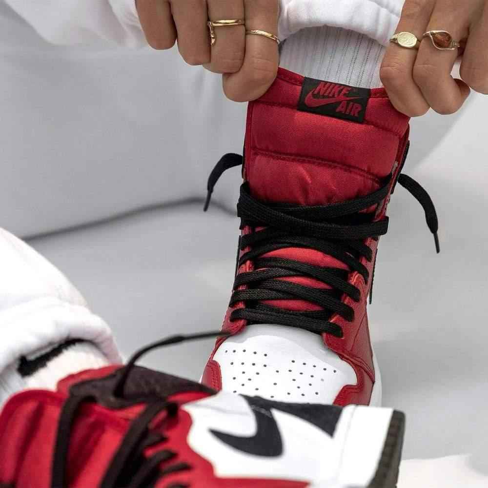 Air Jordan 1 High Satin Snake Chicago for Women - Stylish Retro Sneaker SneakerNational