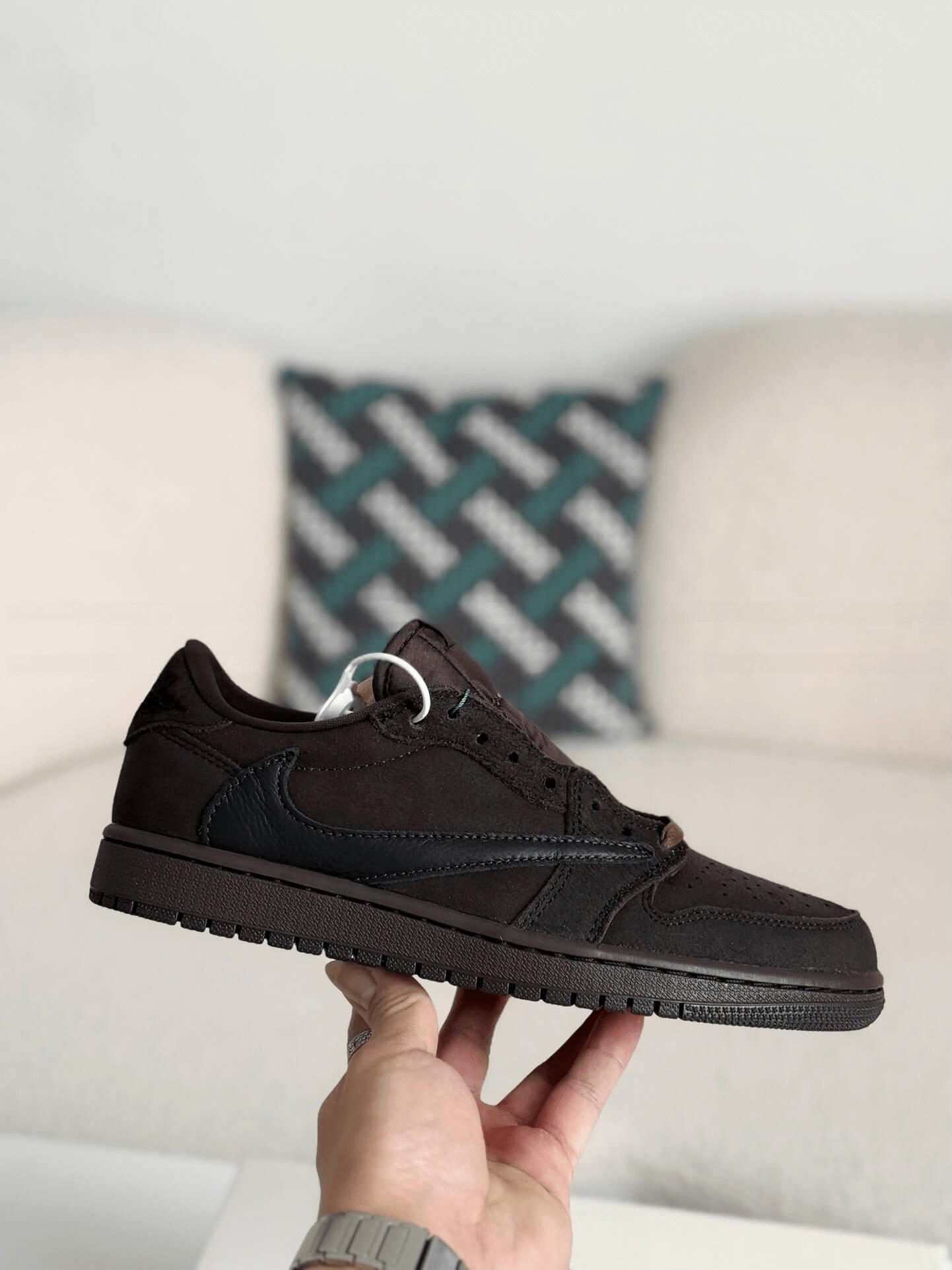 Air Jordan 1 Retro Low OG SP Travis Scott “Velvet Brown” CUSTOM