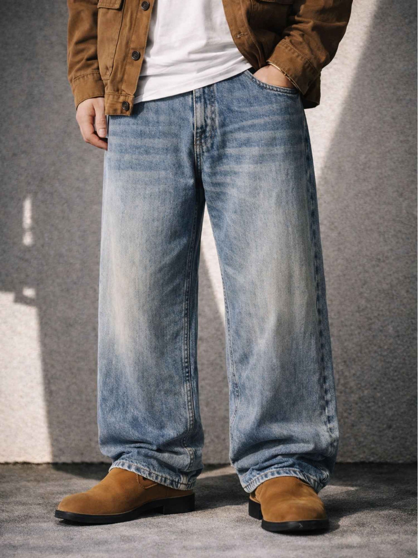 INDIGO BAGGY DENIM