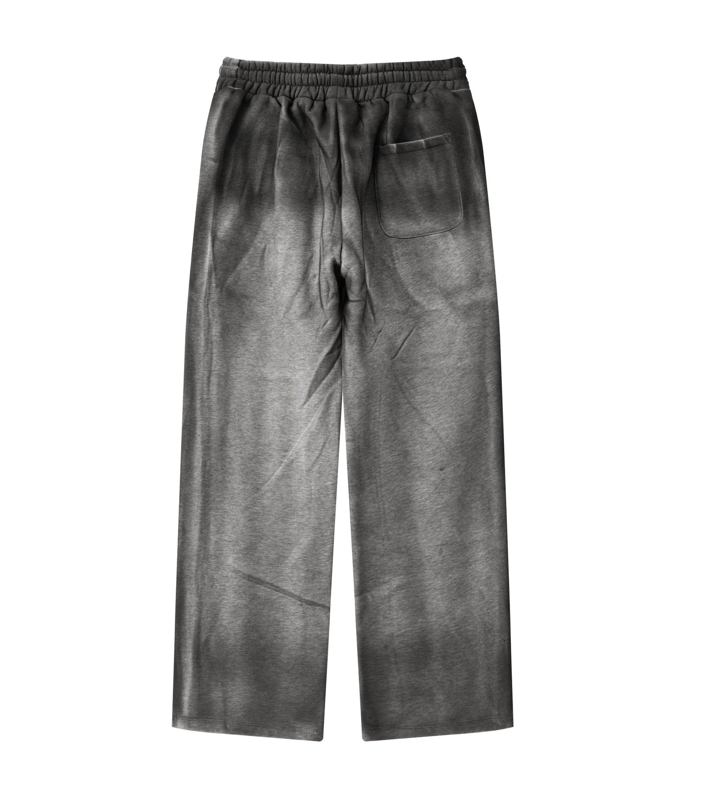 CHARCOAL DIPPED SWEATPANTS - JUSTLUXURY