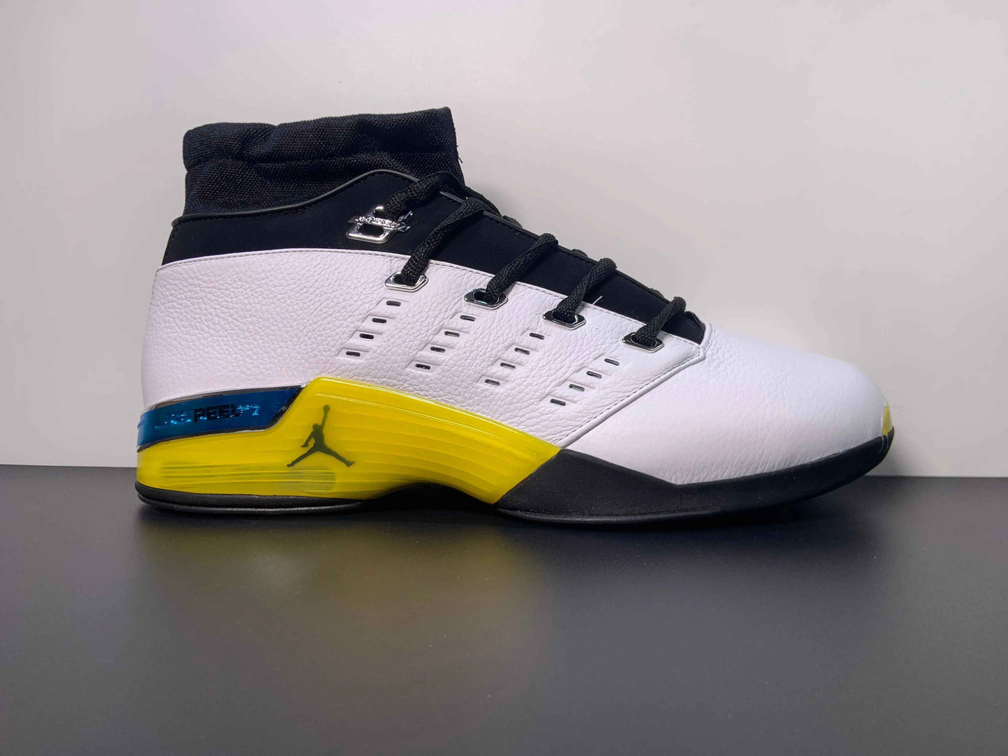 Custom Air Jordan 17 Low “Lightning” FJ0395-100 SneakerNational
