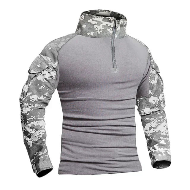 Outdoor Tactical Hiking Men Combat Military Army CP Camouflage Long Sleeve Clothes