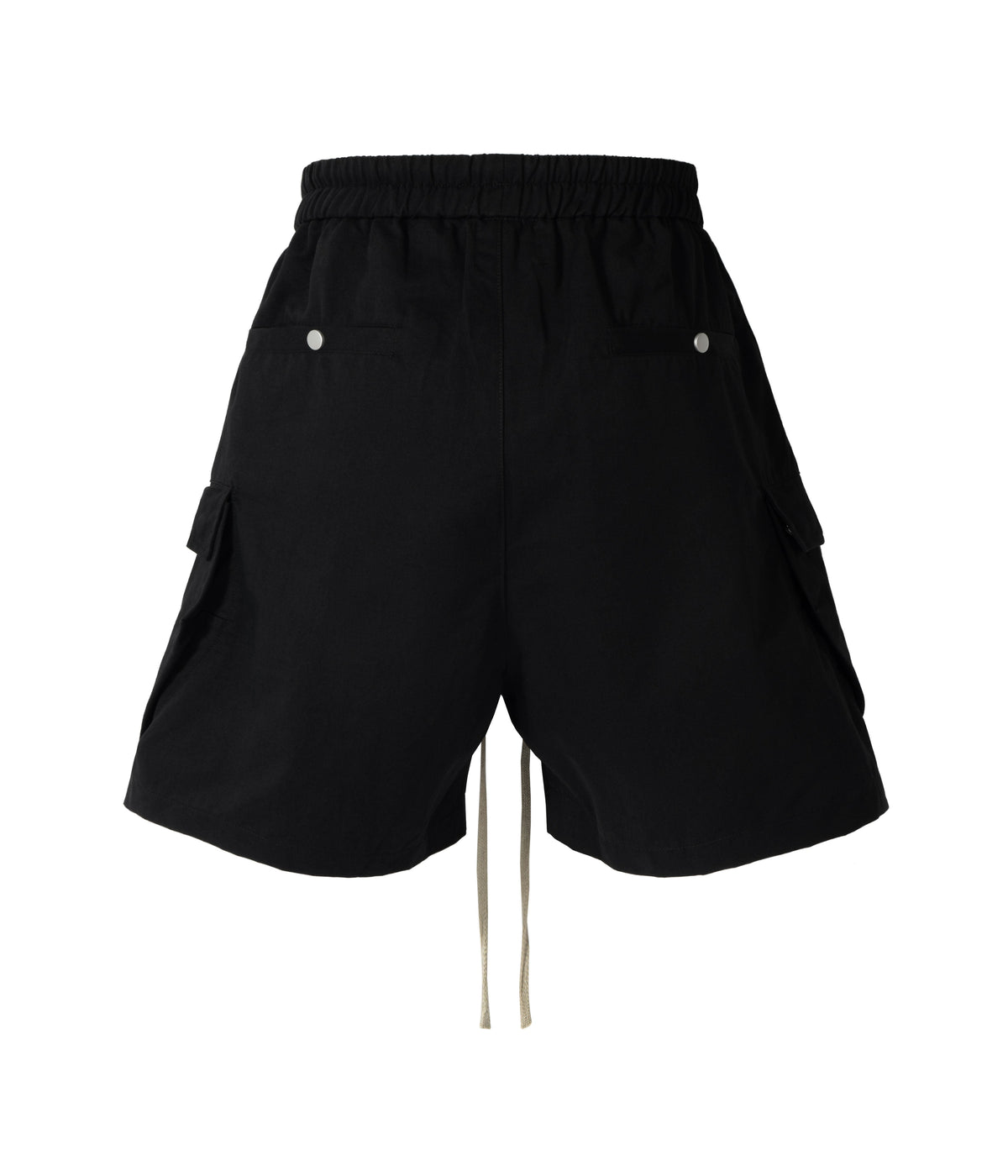 NOIR DRAWSTRING SHORTS - JUSTLUXURY