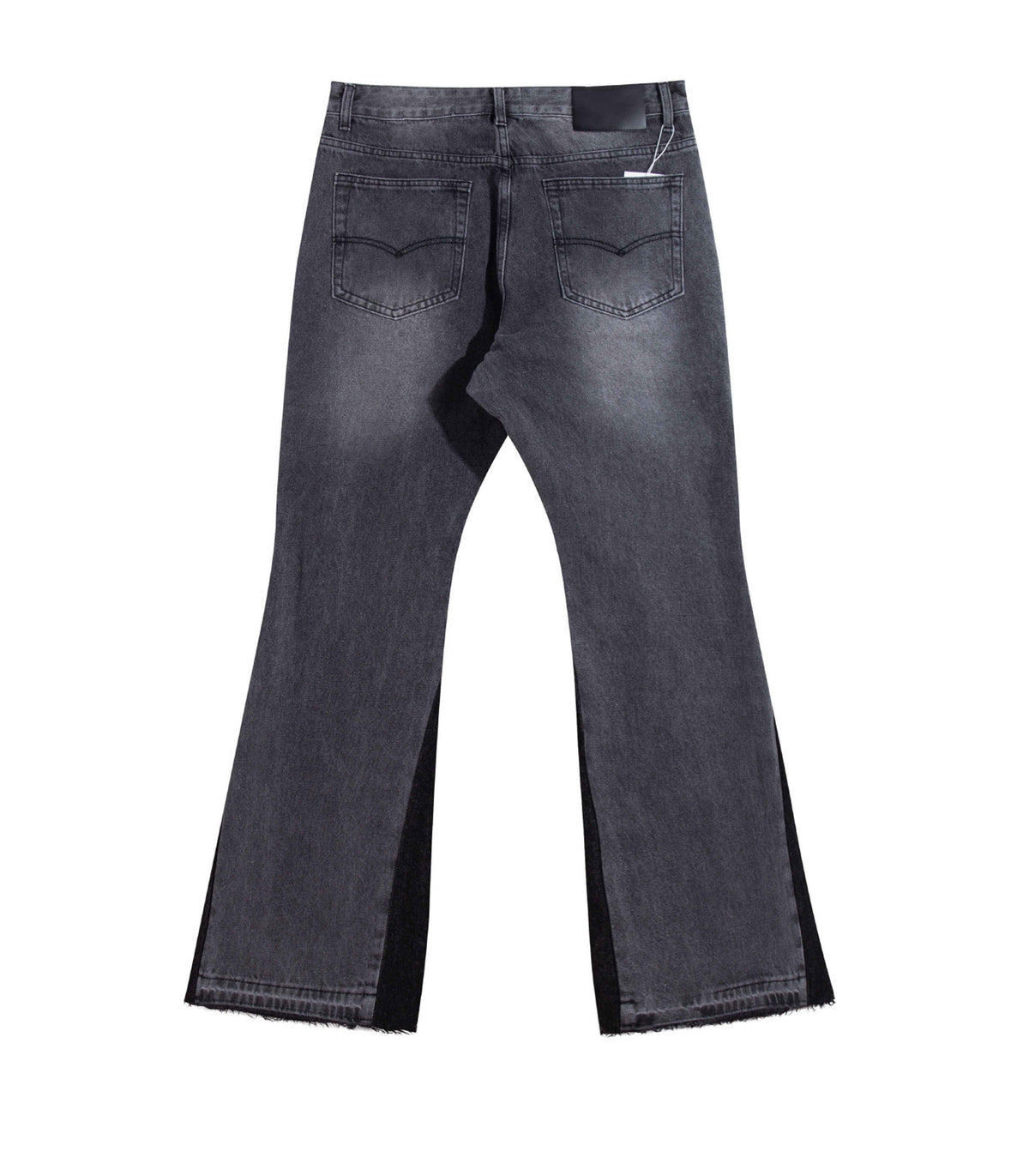 CHARCOAL SPLIT DENIM