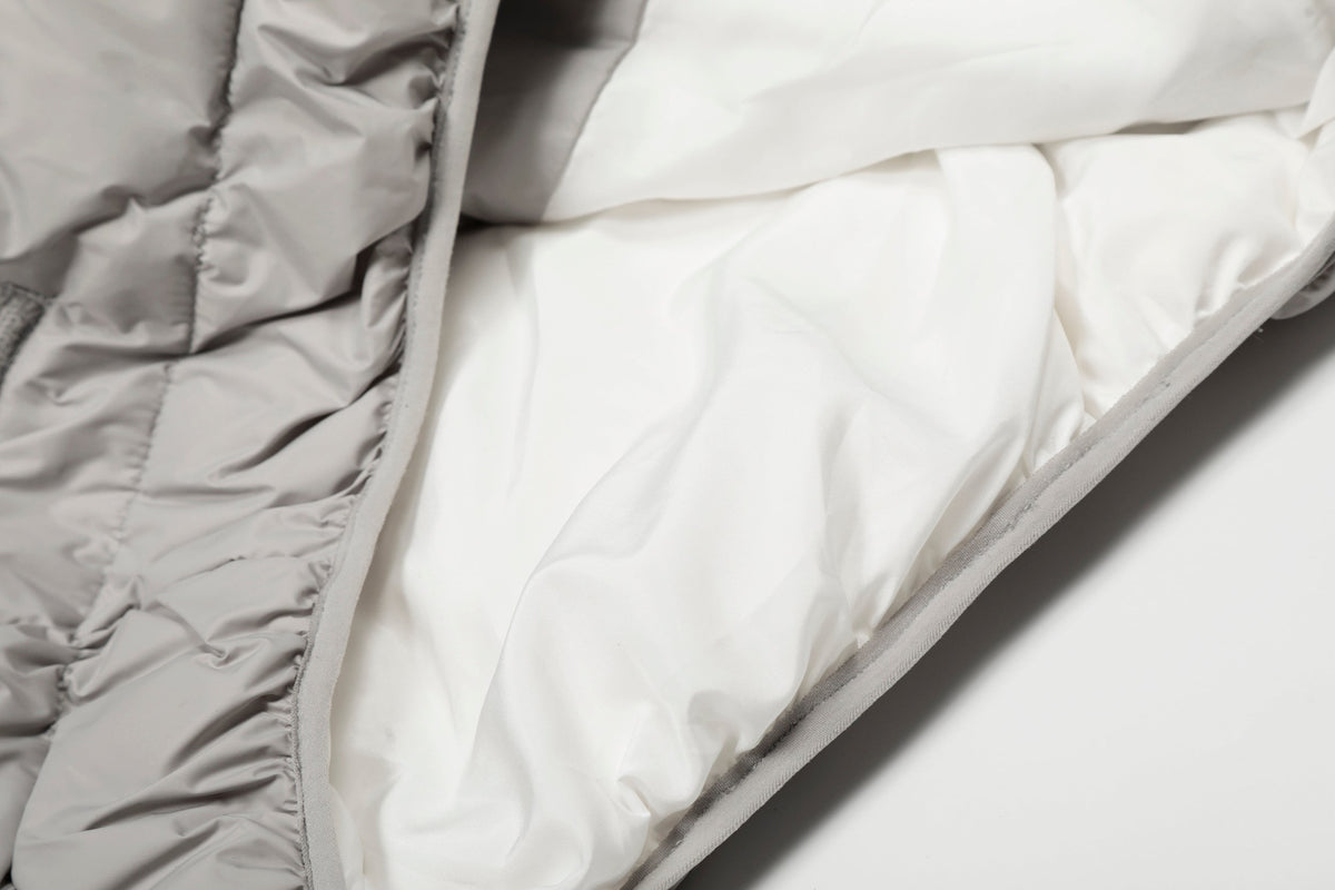 Hybrid Knit-Sleeve | Hooded Puffer Jacket - OMYGOODS