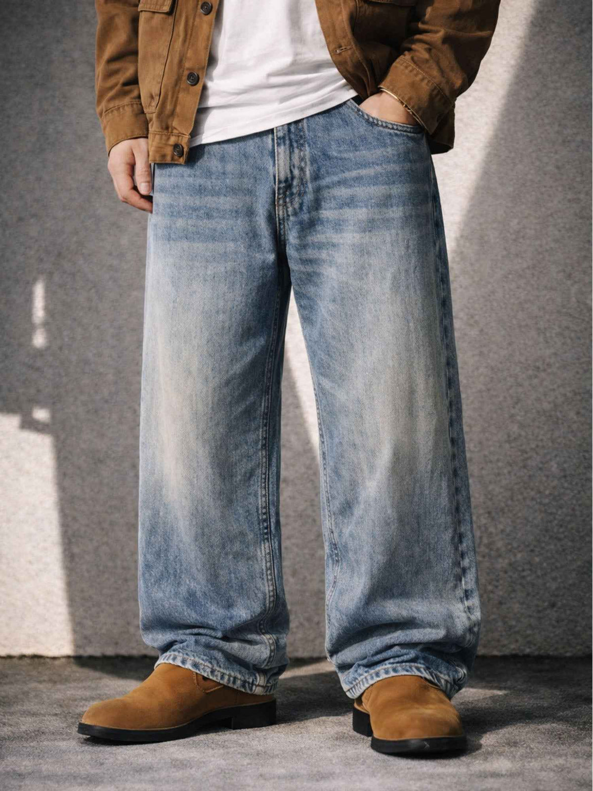 INDIGO BAGGY DENIM