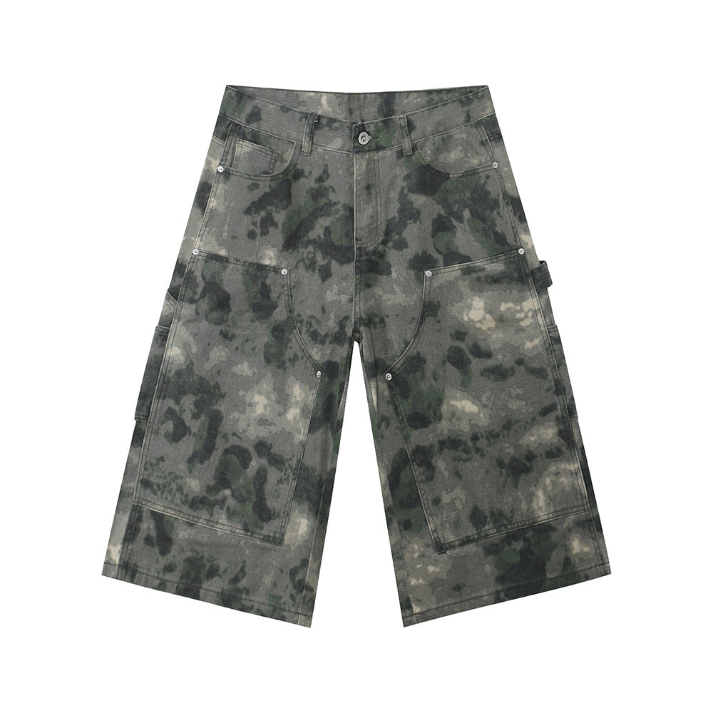 Ink Camo Utility Cargo Shorts – Style Meets Functionality - OMYGOODS