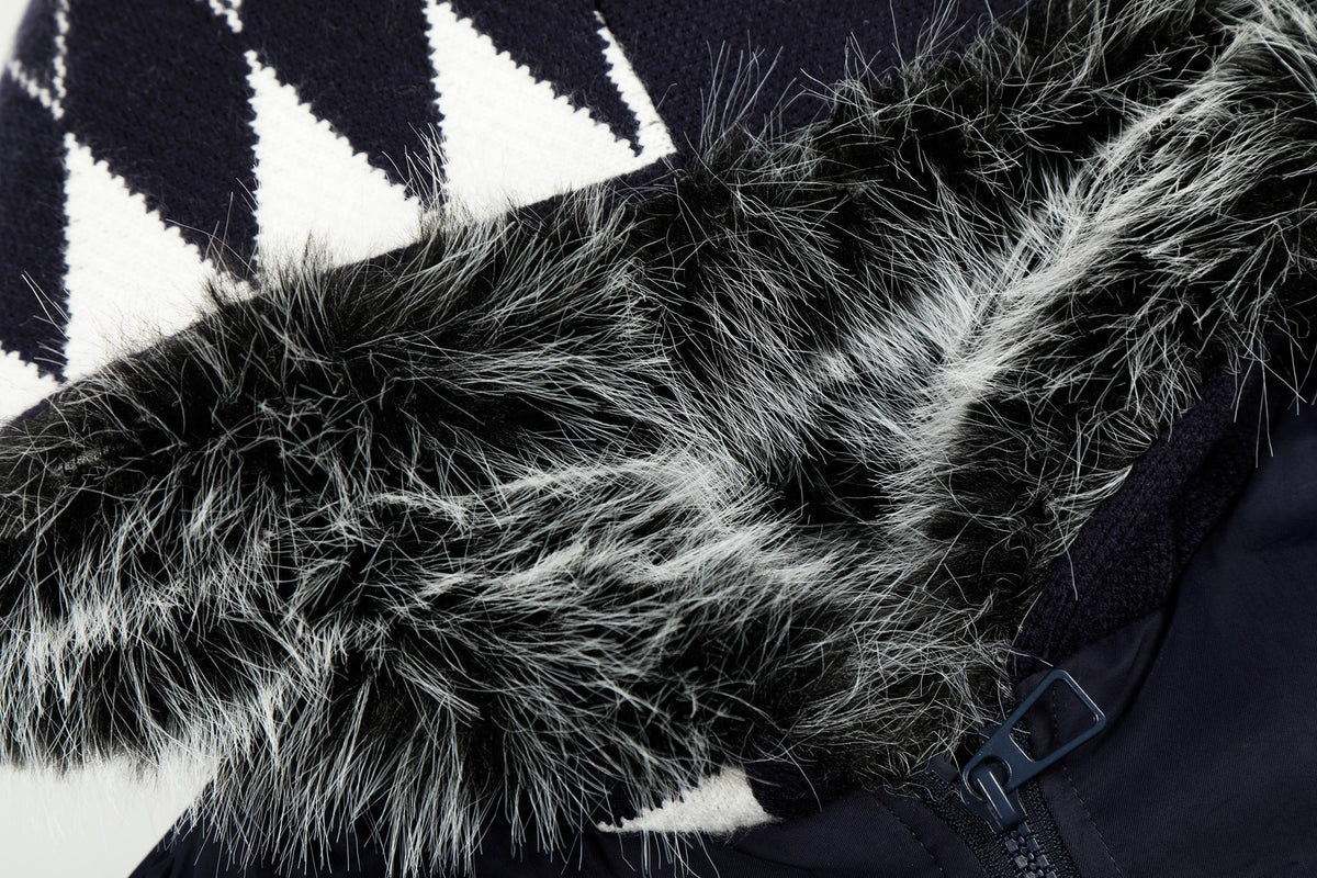 Knit Contrast | Fleece Hooded Jacket - OMYGOODS