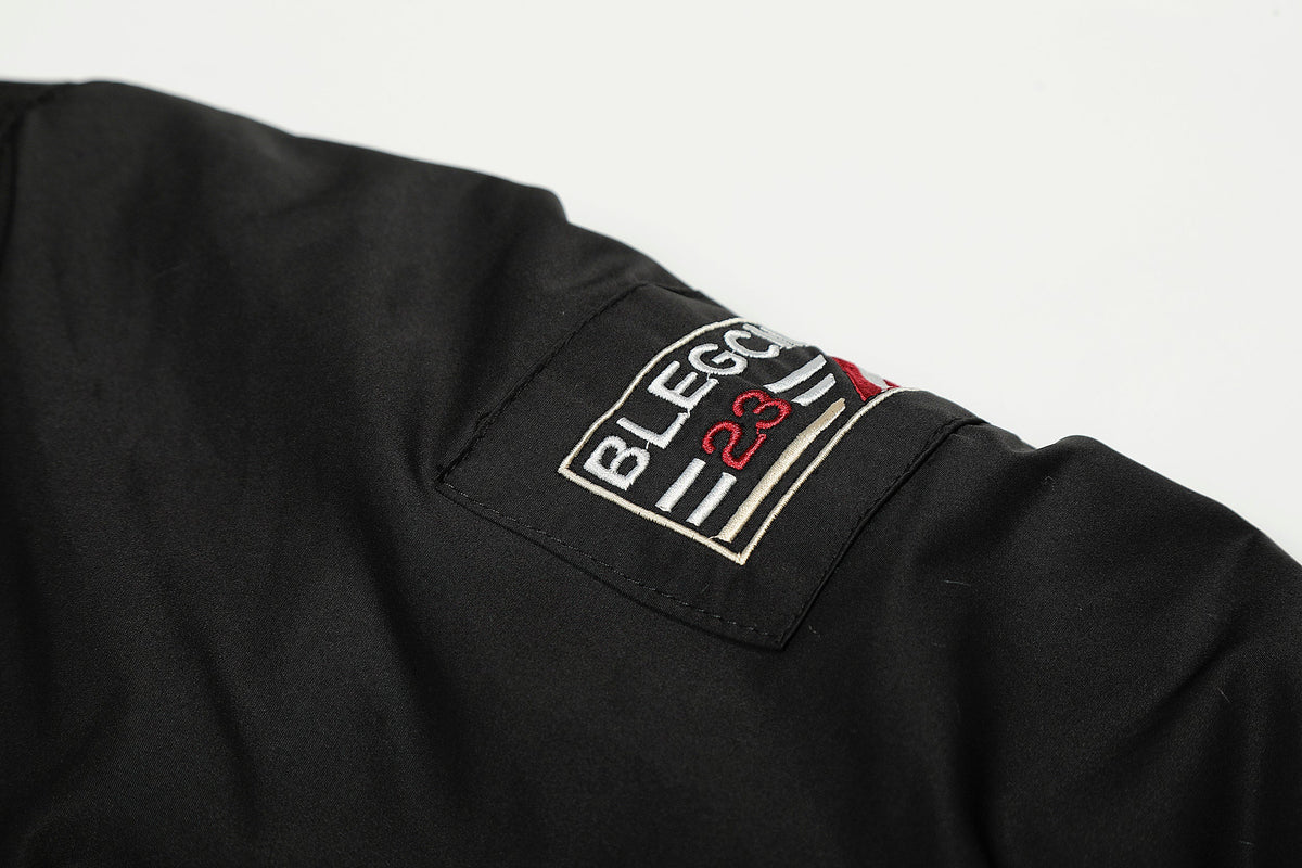 Leopard Fleece | Badge Bomber Jacket - OMYGOODS
