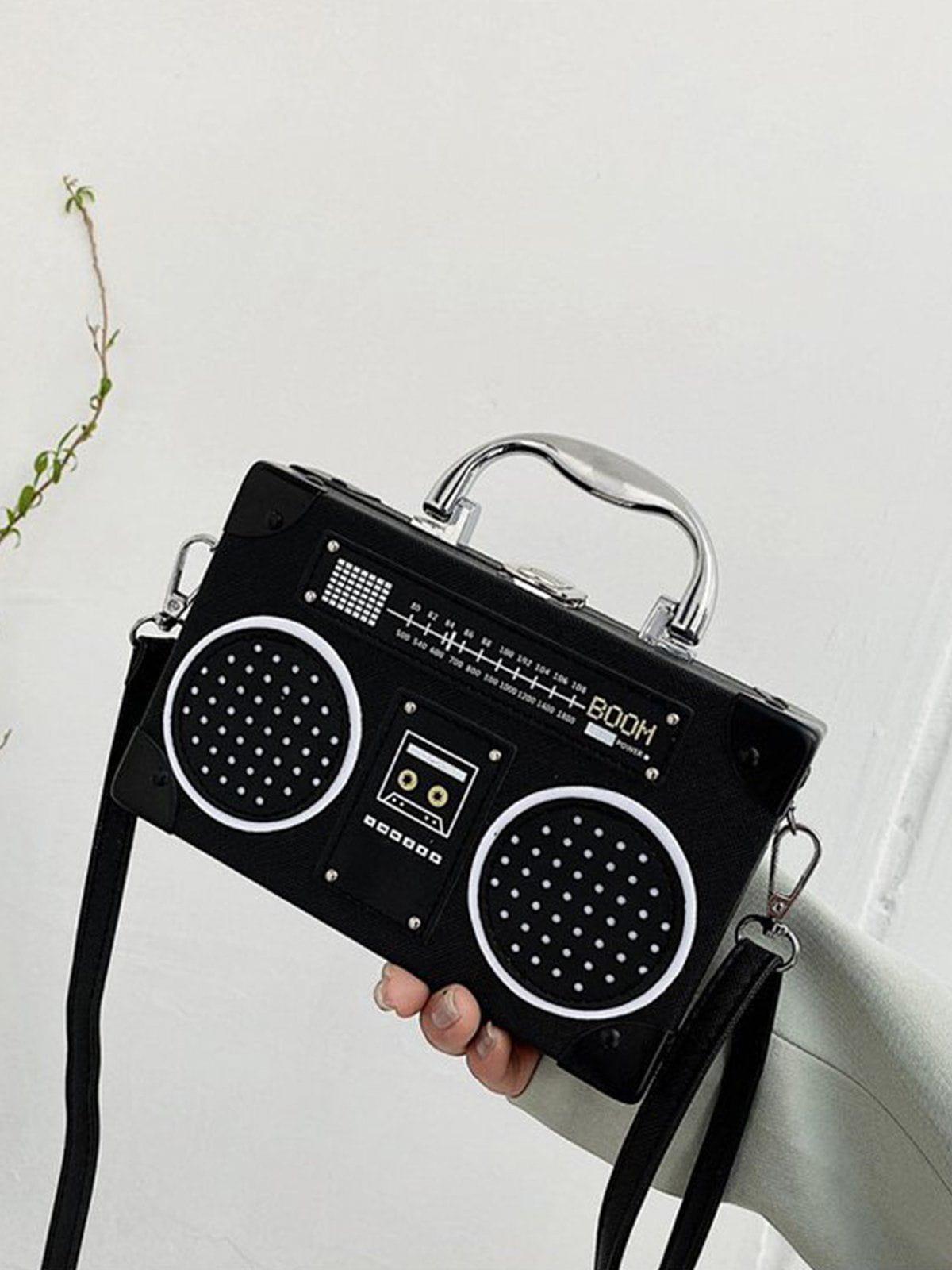 Omygoods Radio Style Crossbody Bag