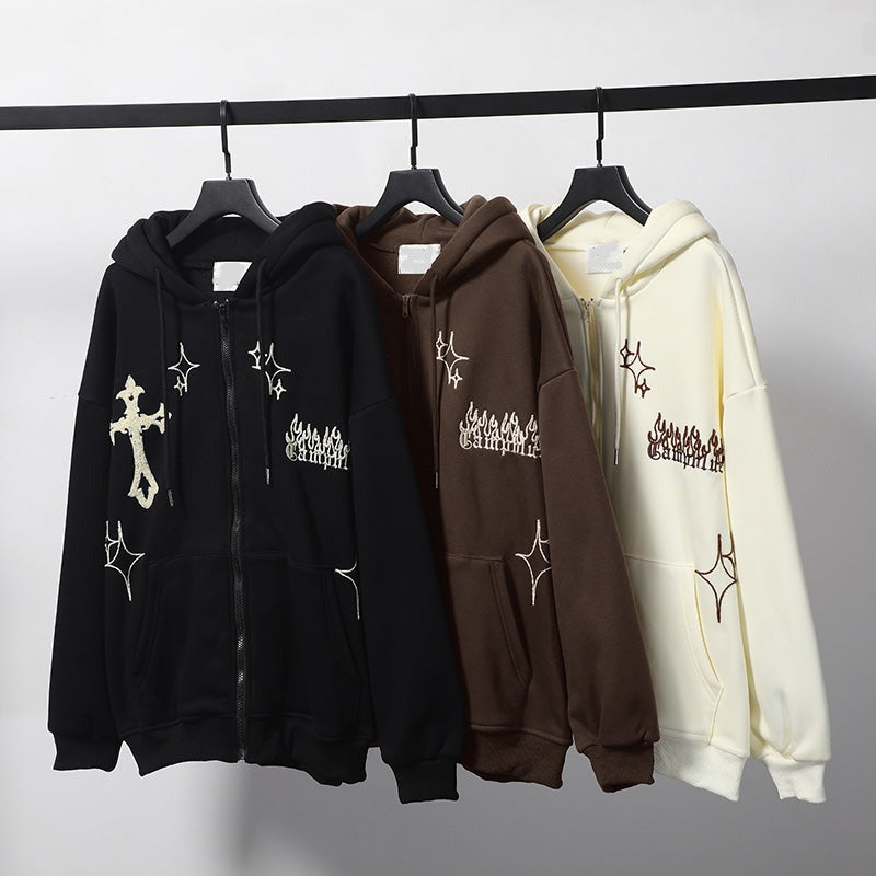 Sparks | Oversized Zipper Hoodie - OMYGOODS
