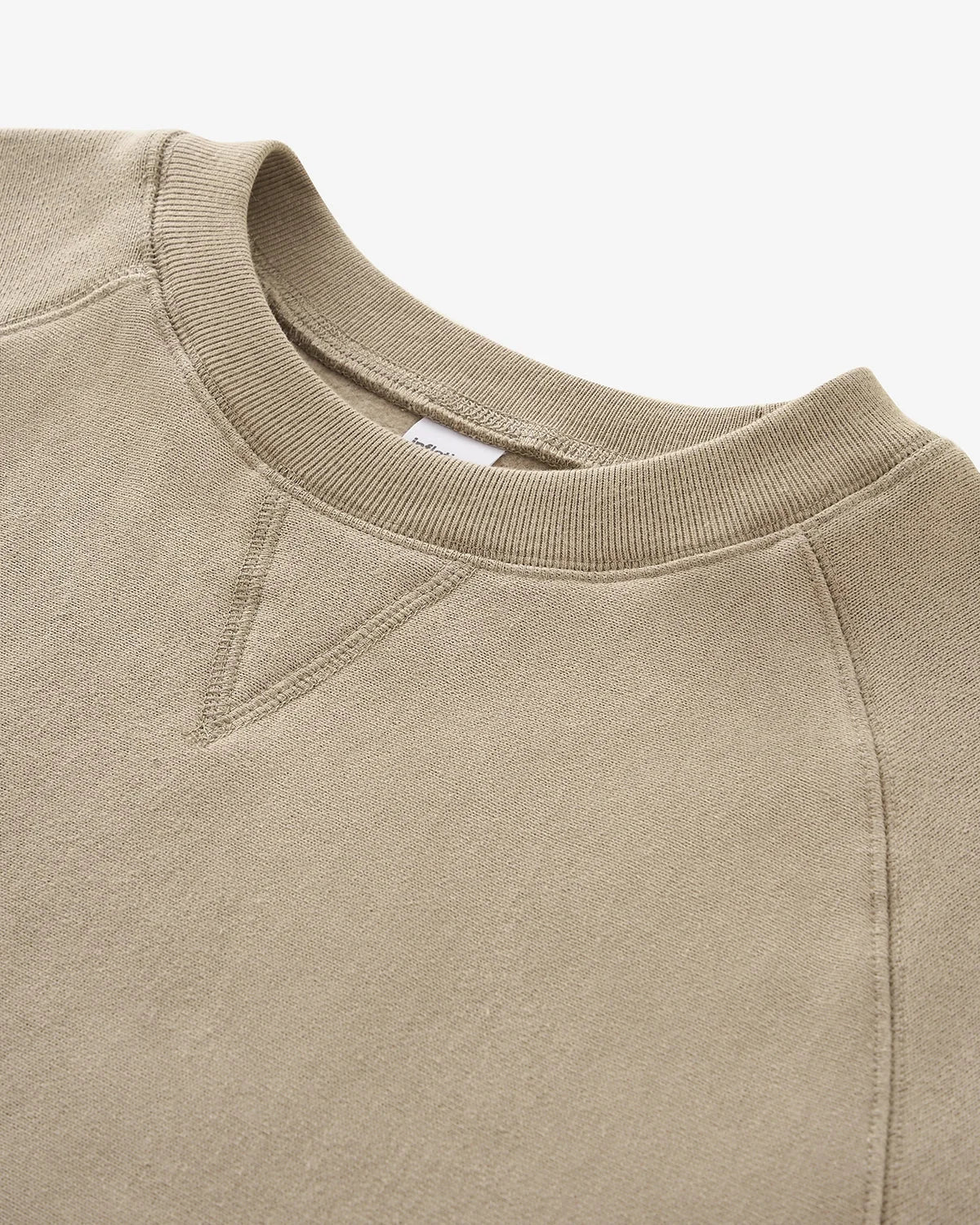 Omygoods Batwing Sleeve Fleece Crewneck Sweatshirt