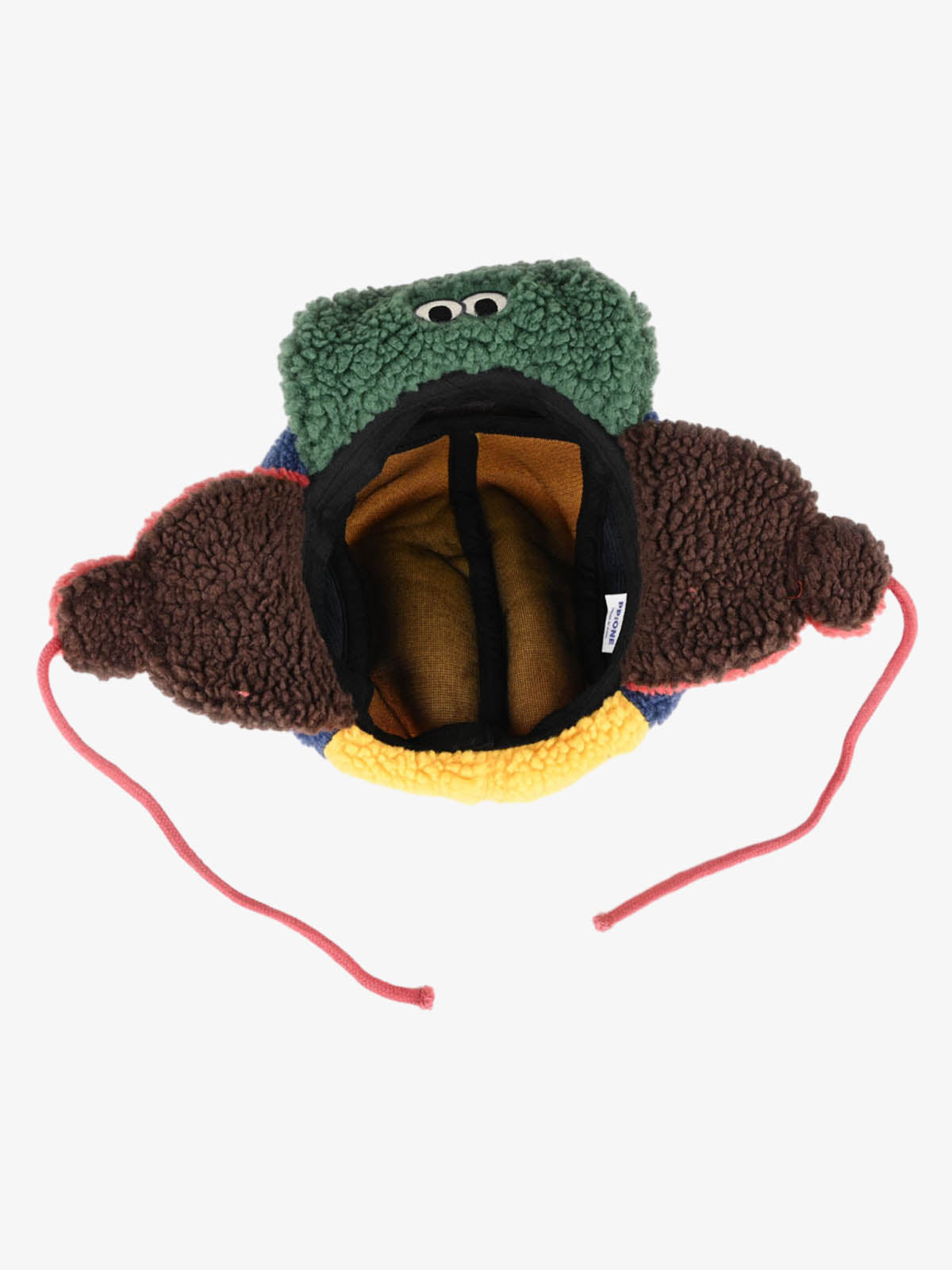 Omygoods Block Faux Sherpa Frog Ear Flap Hat