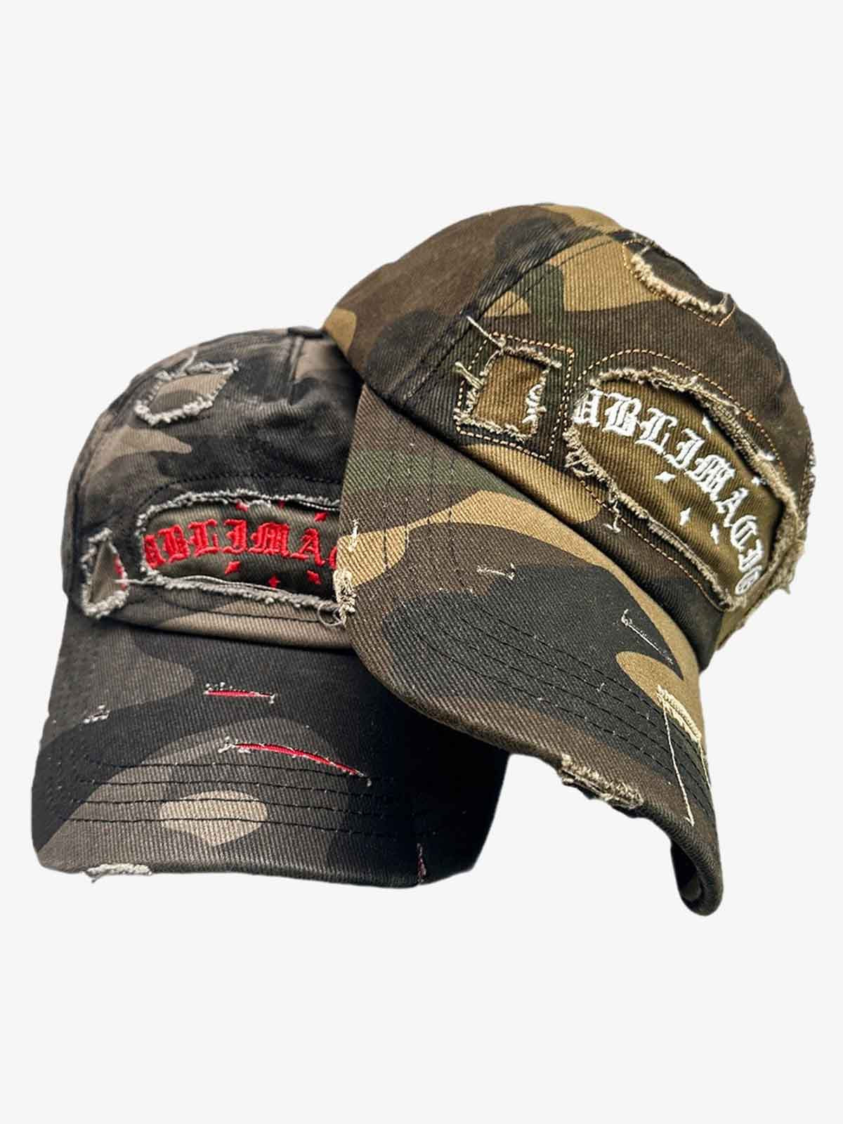 Omygoods Cotton Twill Camo Baseball Cap