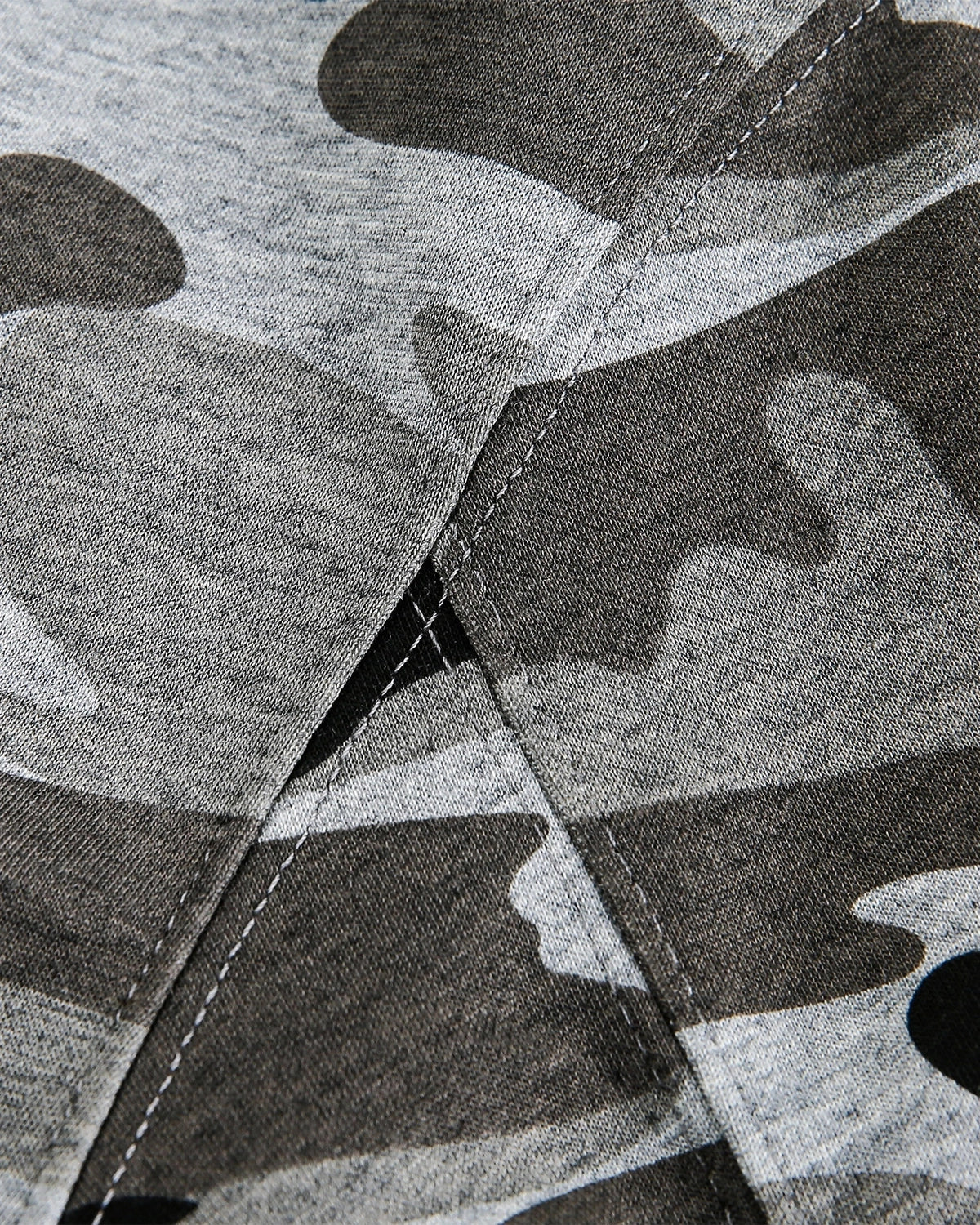Omygoods Cropped Camouflage Zip Up Hoodie