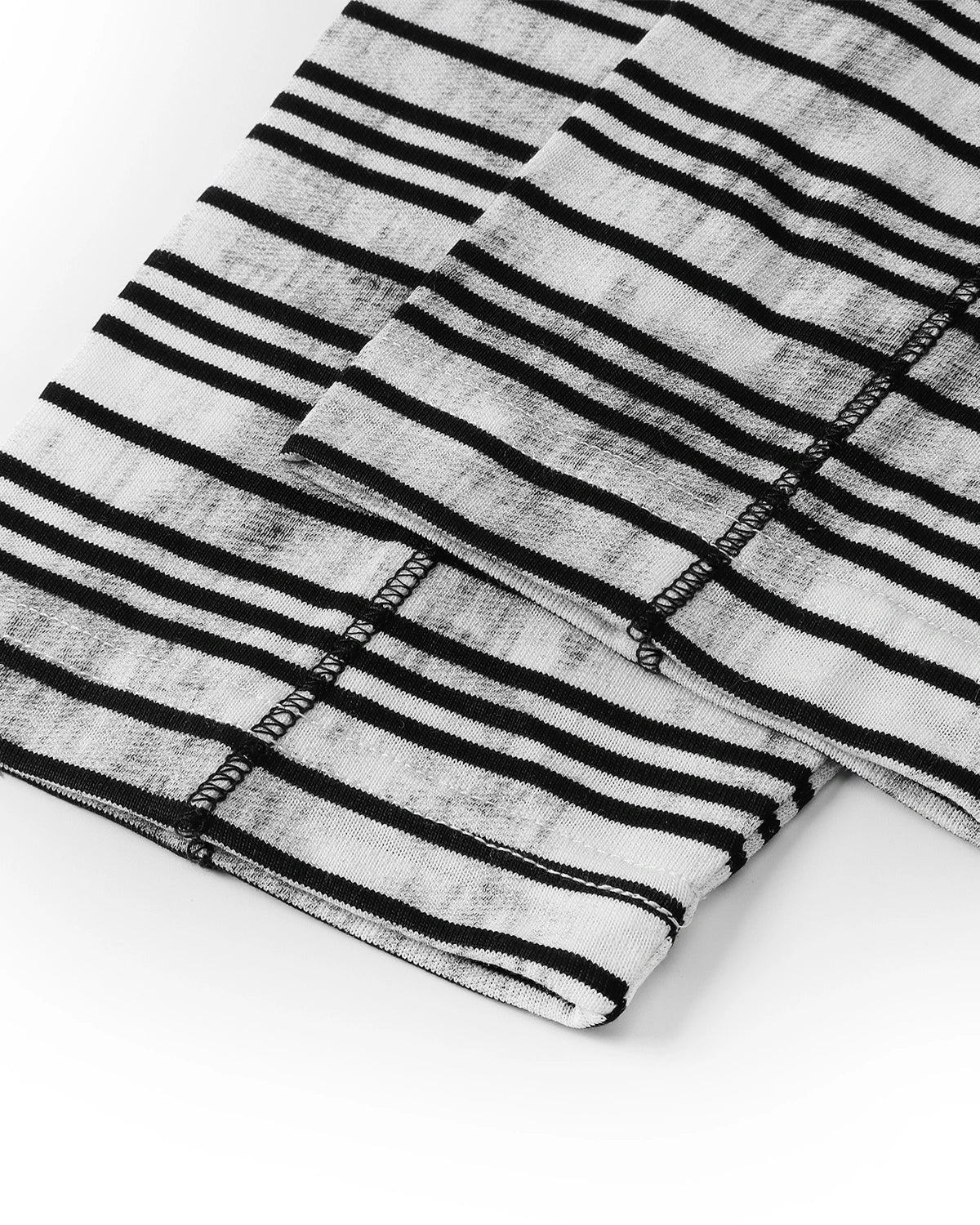 Omygoods Dirty Dye Stripe Raglan Long Sleeve Tee