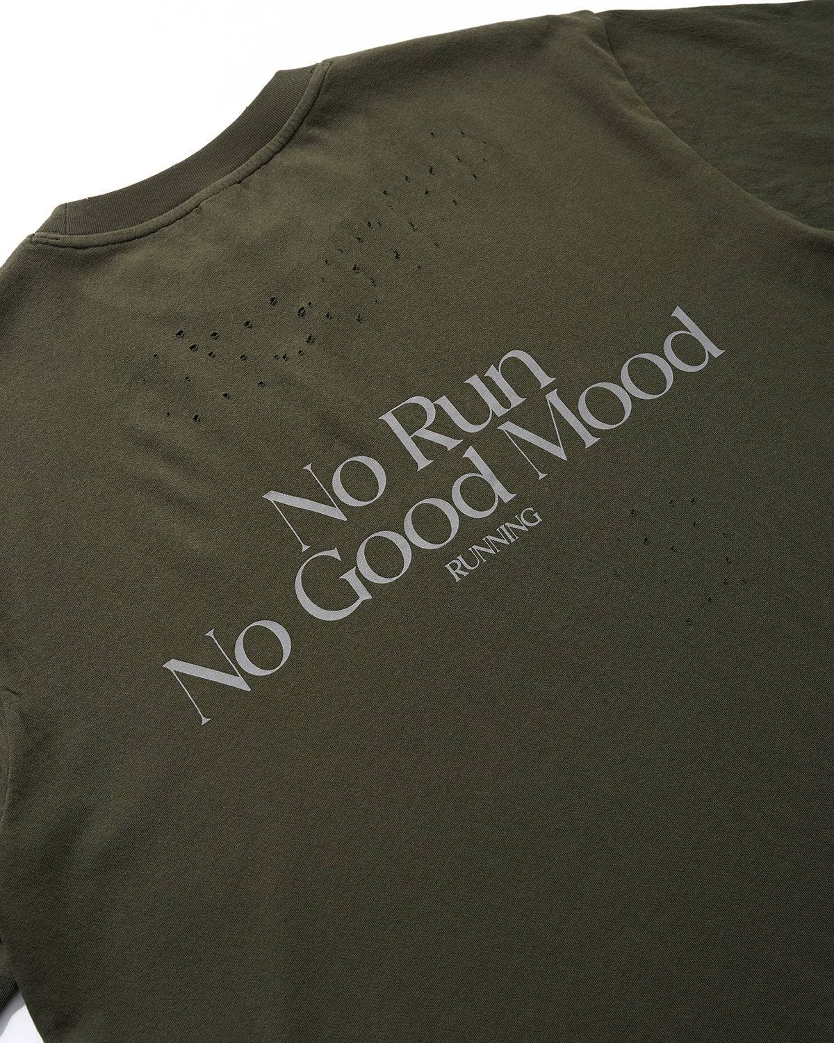 Omygoods Distressed Reflective Washed T-Shirt