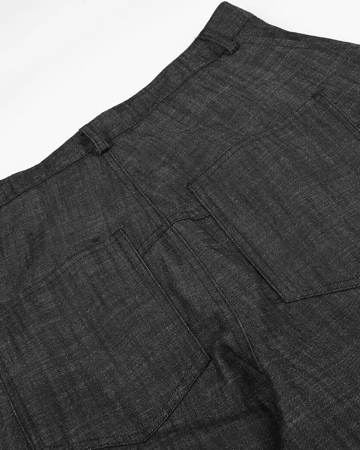 Omygoods Lightweight Raw Barrel Jeans