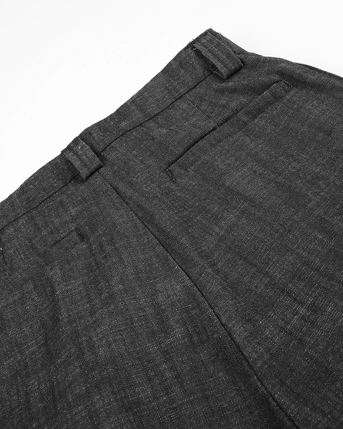 Omygoods Lightweight Structured Barrel Jeans