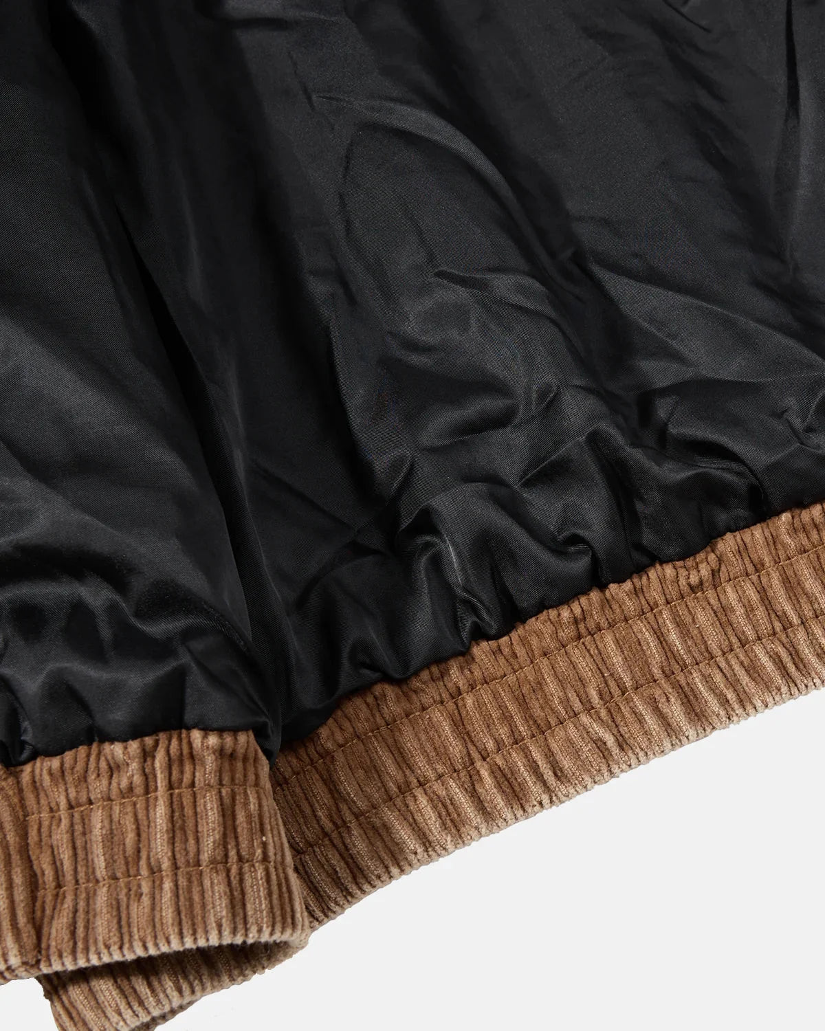 Omygoods Metal Clasp Corduroy Boxy Jacket