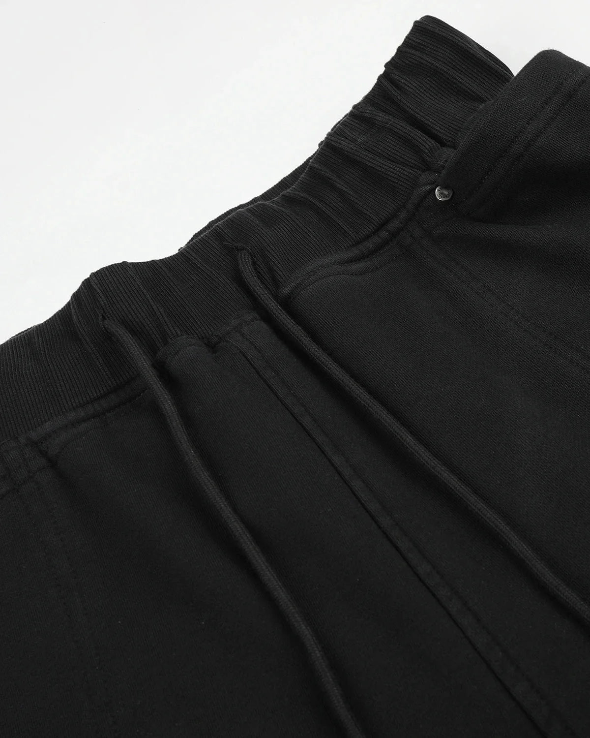 Omygoods Black Monkey Washed Sweat Shorts