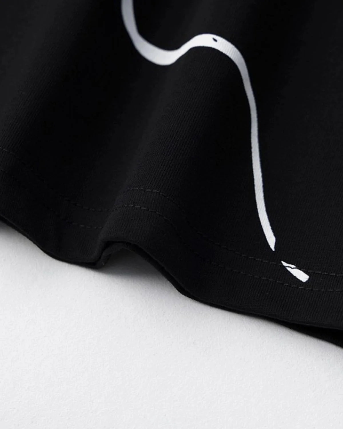 Omygoods Music Graphic Layered Polo Shirt