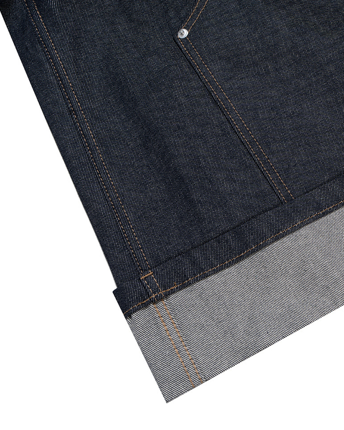 Omygoods Raw Denim Carpenter Long Jorts
