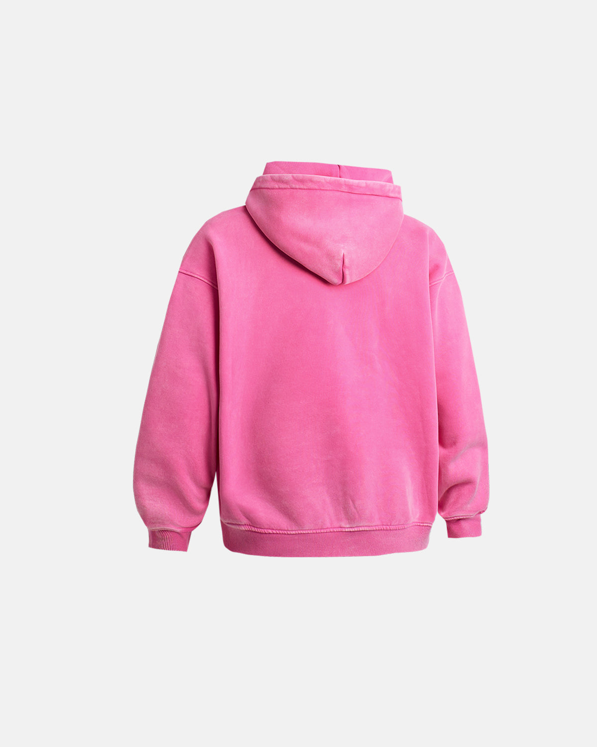 Omygoods Retro Distressed Zipper Hooded Jacket
