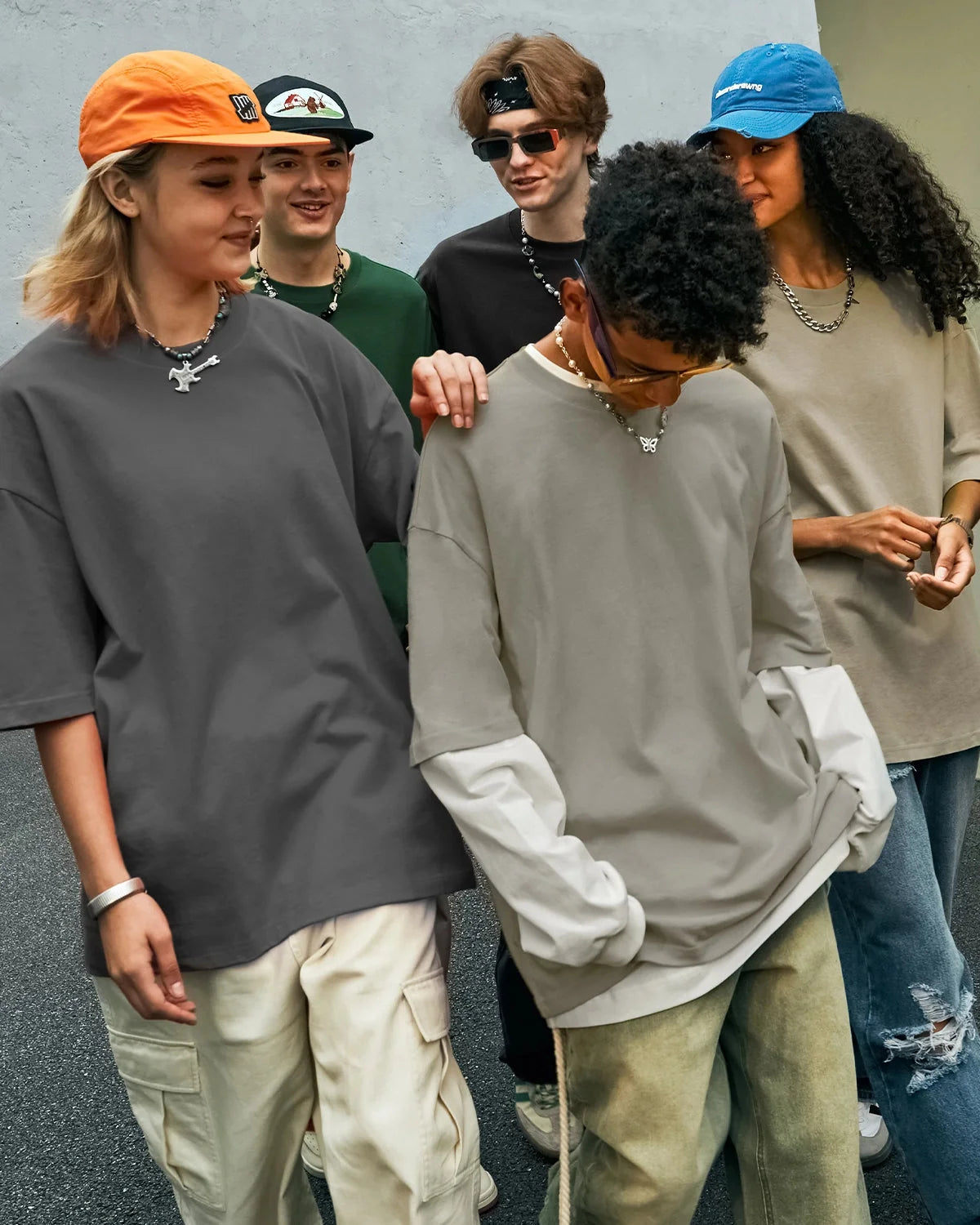 Omygoods Heavyweight Cotton Oversized T-Shirt