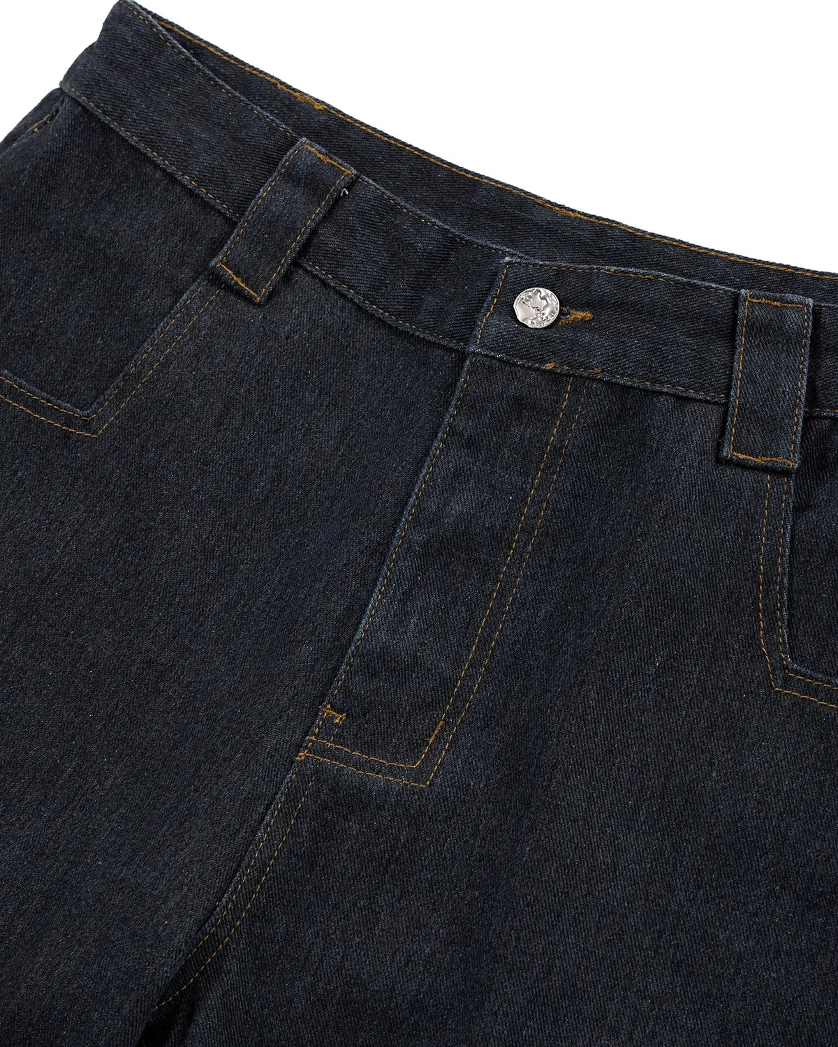 Omygoods Super Raw Flared Baggy Jeans