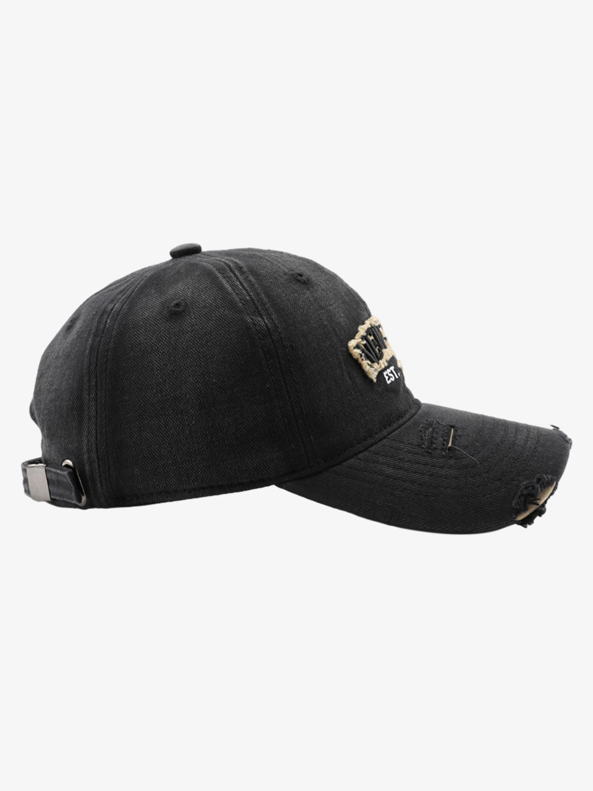 Omygoods Vintage Washed Distressed Letter Embroidery Baseball Cap