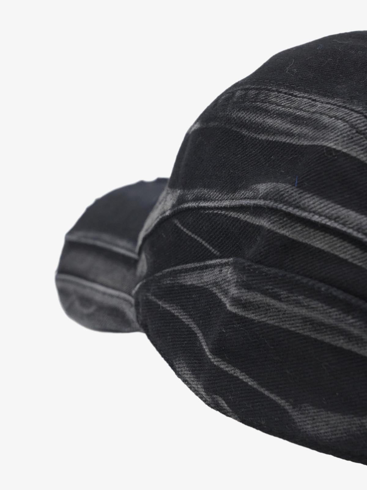 Omygoods Washed Distressed Panel Baseball Cap