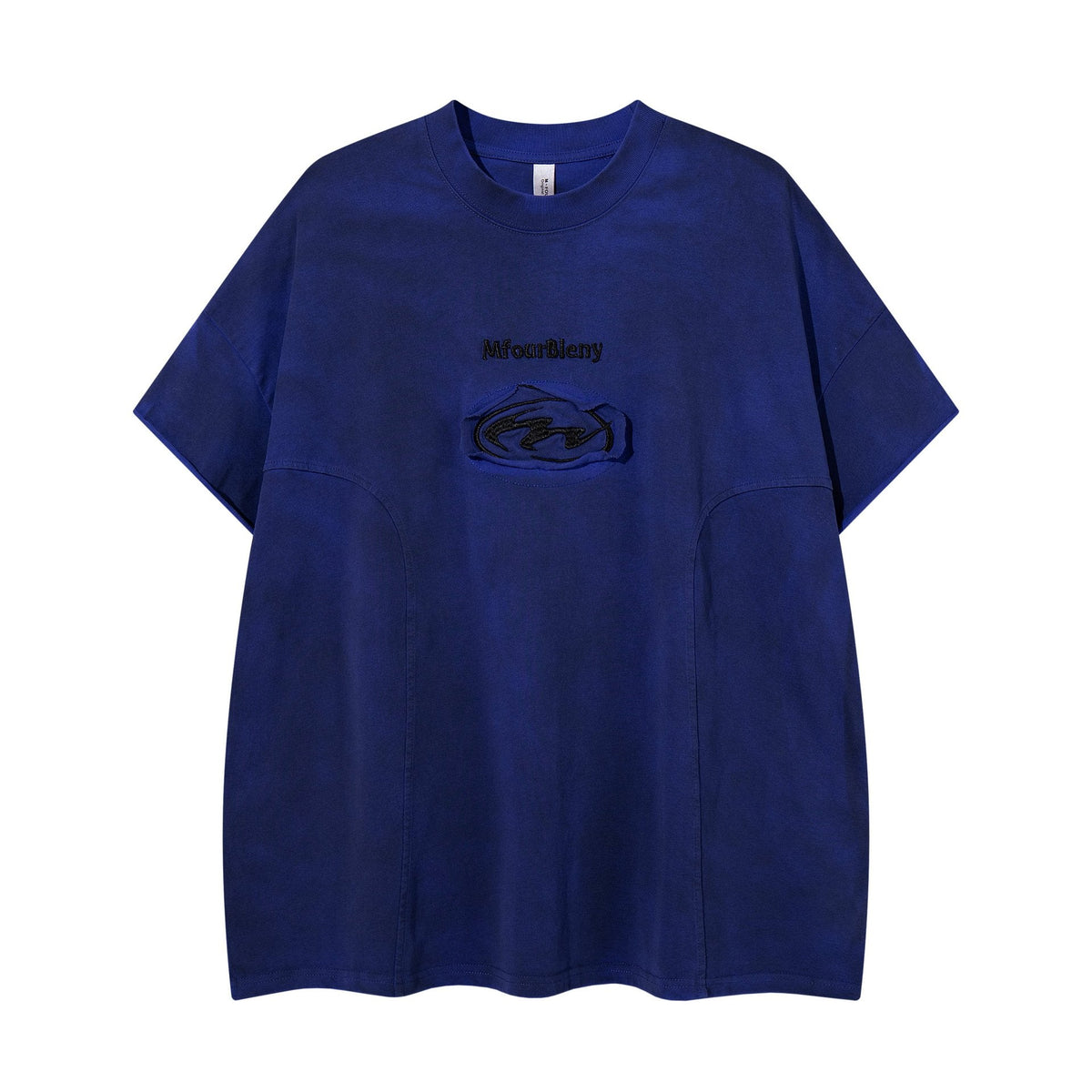 Tie dye embroidery to make old short sleeves - OMYGOODS