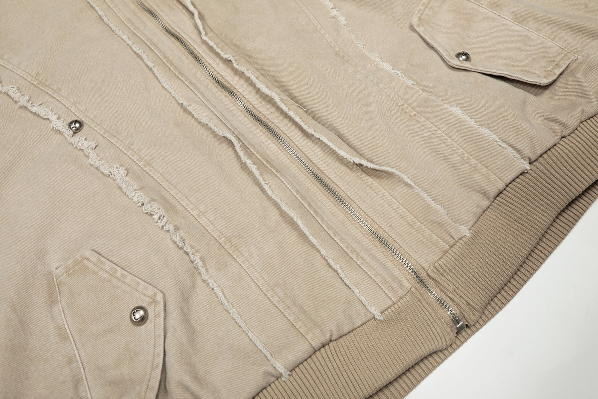 Vintage Distressed | Fur Winter Jacket - OMYGOODS