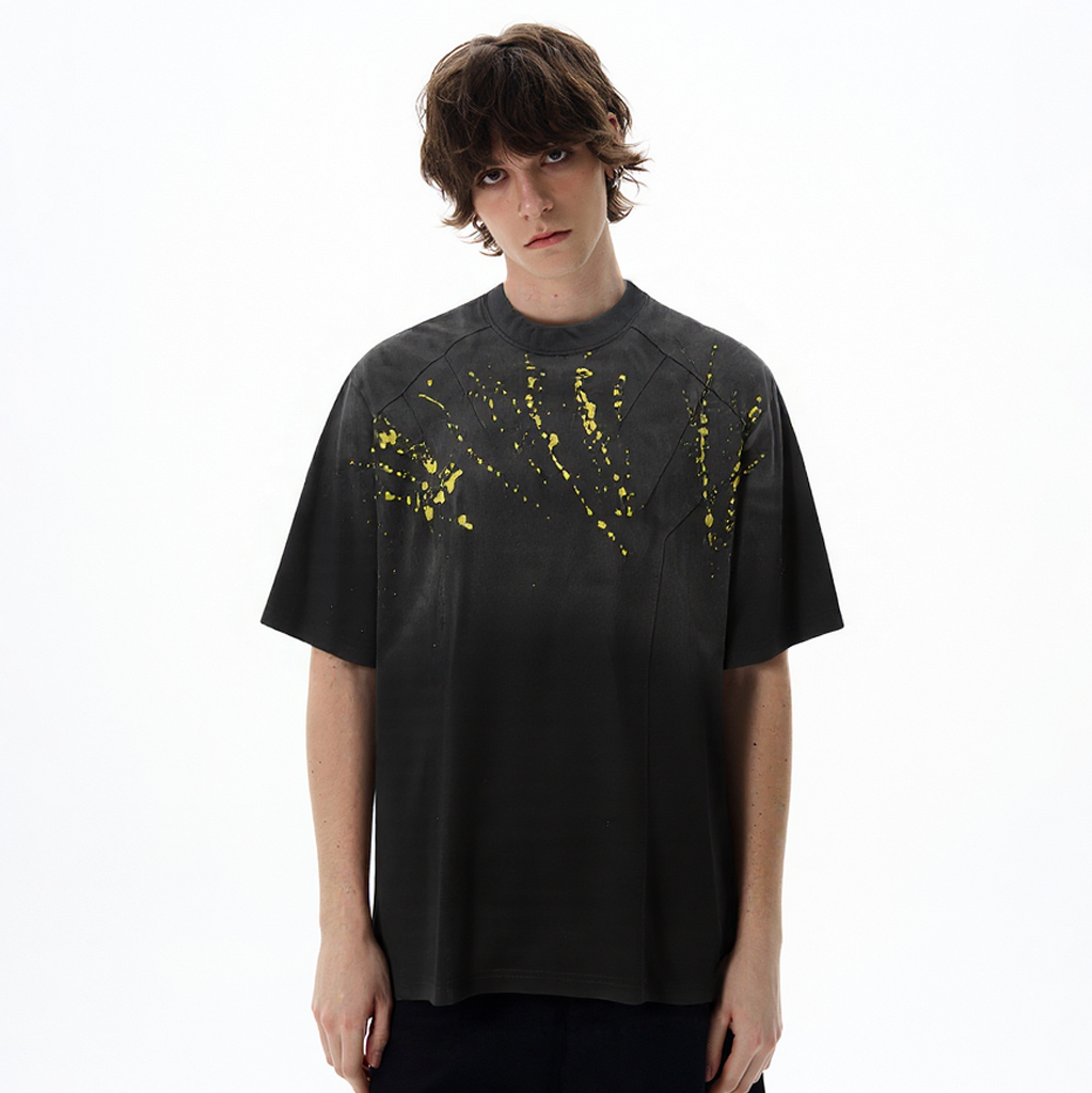 Splatter Graphic | Black T-Shirt