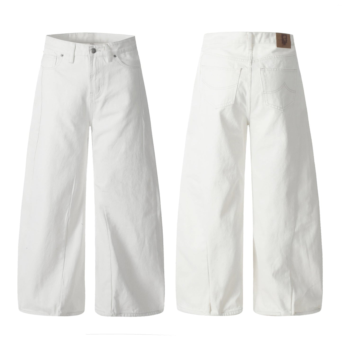 Clean Fit | White Baggy Pants