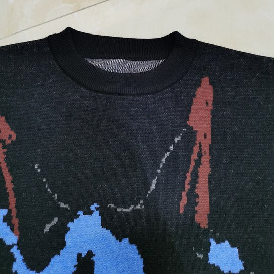 Doberman Graphic | Knit Sweater