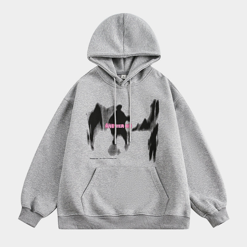 Shadow Wave | Y2K Inspired Graphic Hoodie
