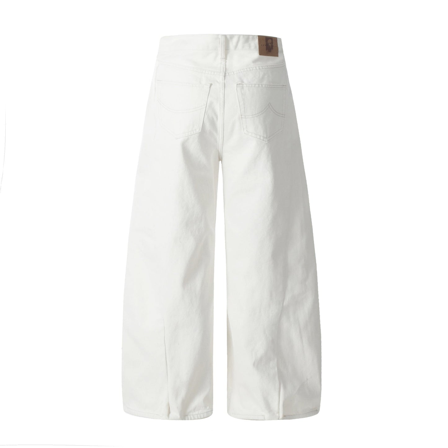 Clean Fit | White Baggy Pants