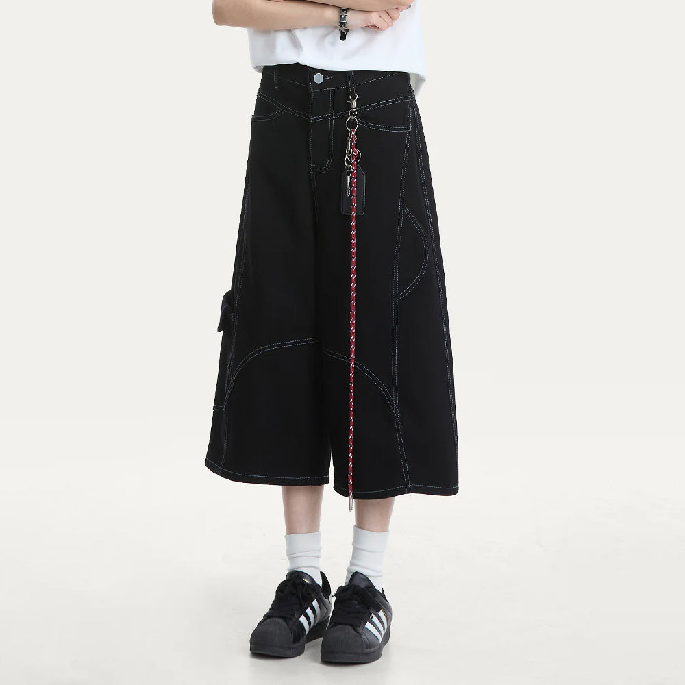 Welt-Embellished | Demin Shorts