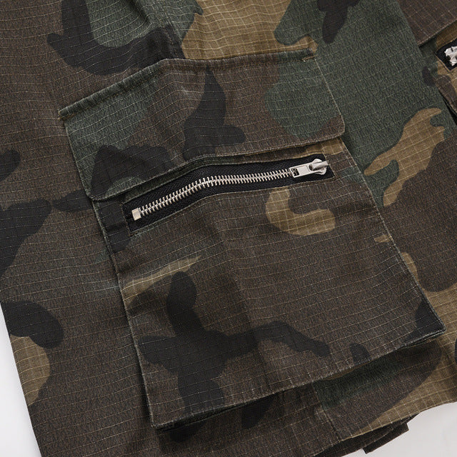 Utility Streetwear | Camo Cargo Shorts